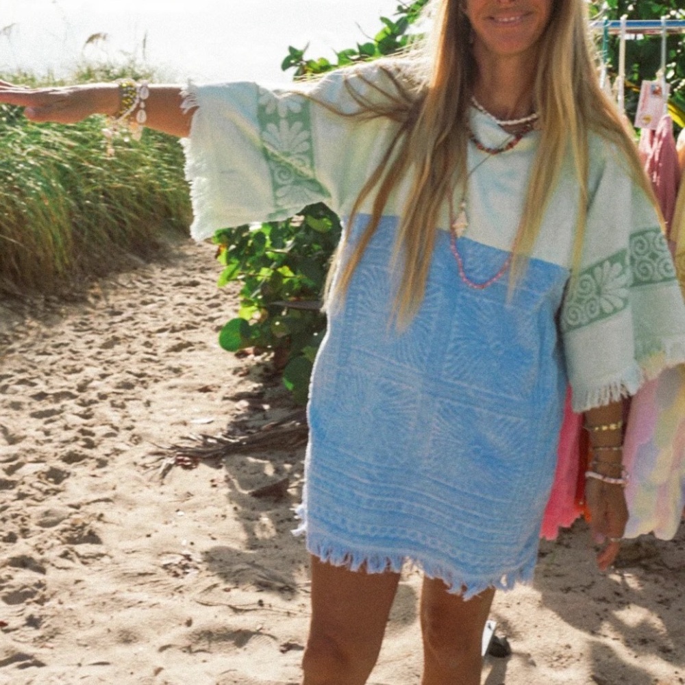 Retro mermaid handmade beach coverup
